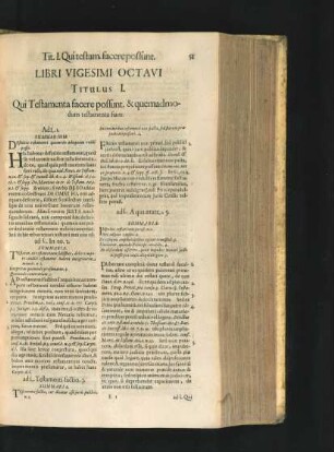 Libri Vigesimi Octavi.