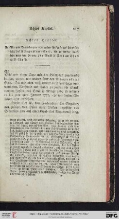 Achtes Kapitel