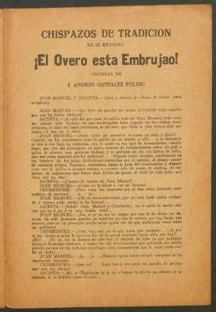 ¡El overo está embrujao!