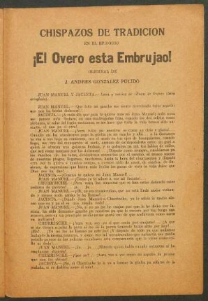 ¡El overo está embrujao!