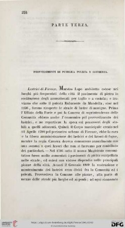Parte terza: Provvedimenti di pubblica polizia e sicurezza