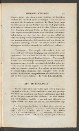 Zur Mythologie.