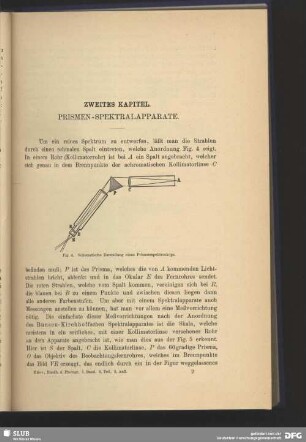Zweites Kapitel, Prismen-Spektralapparate