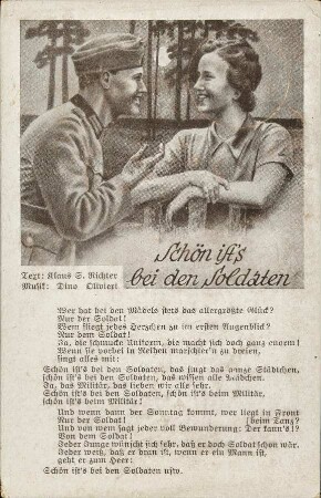 Schön ist's bei den Soldaten