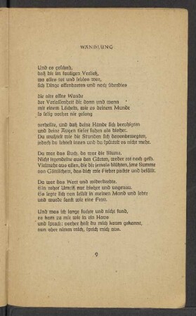 Wandlung
