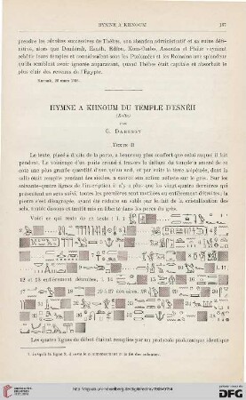 27: Hymne à Khnoum du temple d'Esnéh, [2]