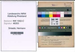 Entnazifizierung Hermann Smeets, geb. 27.05.1910 (Fabrikant)