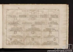 2ter Theil. Taf. 20. Ganze Gebäude Aus verschiedenen Horizontal- und Vertical-Verbindungen entstehend.