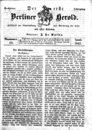 Nummer 66, Juni 1847