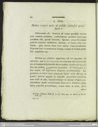 §. XVIII. Habitus corporis qualis ad phthisin pituitosam pronos faciat?