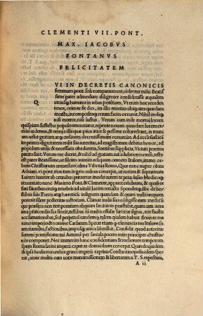 De Bello Rhodio : Libri Tres, Clementi VII. Pont. Max. dedicati