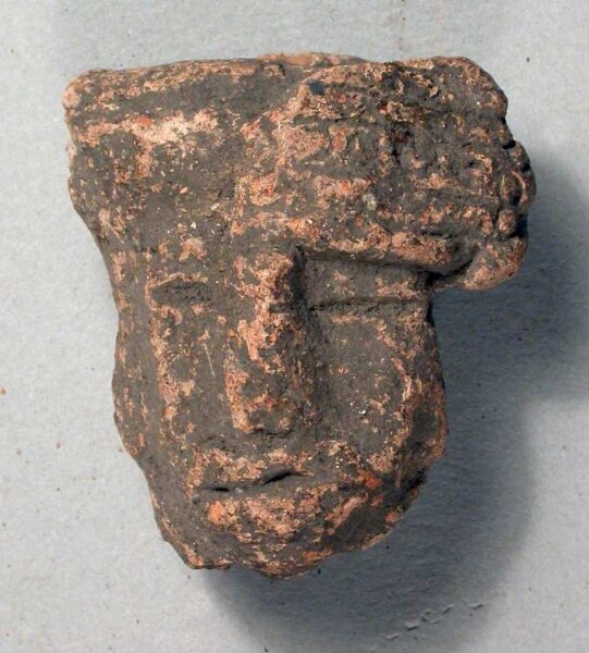 Head of a clay figure