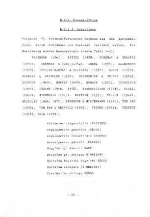 6.2.2.1. Artenliste.