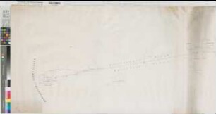 Coesfeld (Coesfeld) - Vreden (Vreden) - holländische Grenze Verlauf der Landstraße von Zwillbrock bis Vreden (1833) (1 : 5166) 65 x 205 Zeichnung (Kampfwick) KSM Nr. 514,2