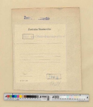 Beratungen über den Vorläufigen Reichswirtschaftsrat bzw. über die Bildung des Vorläufigen Reichswirtschaftsrates