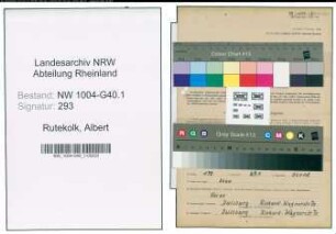 Entnazifizierung Albert Rutekolk , geb. 25.09.1901 (Arbeiter)