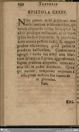 Epistola CXXXV.