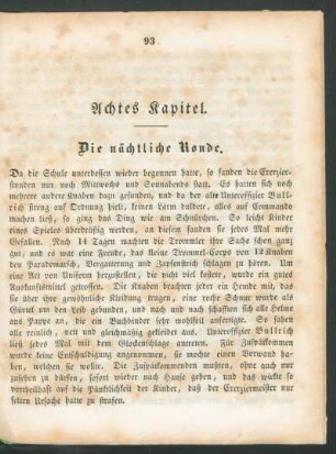 Achtes Kapitel. Die nächtliche Ronde.