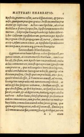 Secundum Matthaeum.