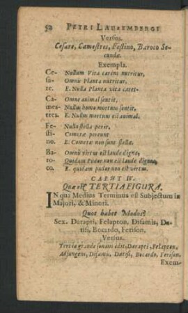 Caput IV. Quae est Tertia Figura?