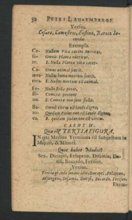 Caput IV. Quae est Tertia Figura?