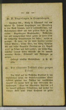 41. Der rührende Fußfall einer ganzen Diöces
