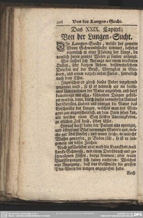 Das XXIX. Capitel; Von der Lungen-Sucht