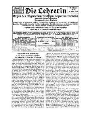 Schule und die dritte Kriegsanleihe : a) Die Volks- und Fortbildungsschule