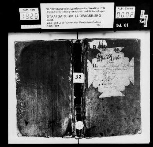 Trapponei Mergentheim: Heberegister zu Lillstadt, Lustbronn und Stuppach
