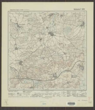 688 Geltendorf ; Topographische Karte von Bayern 1:25.000 [Positionsblätter]