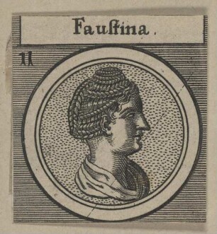 Bildnis der Faustina, Kaiserin des Römischen Reiches
