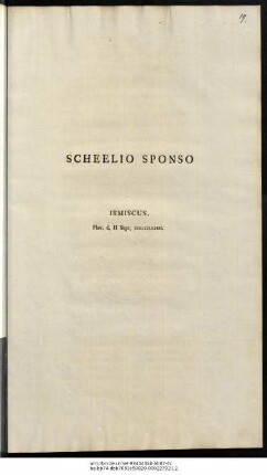 Scheelio Sponso