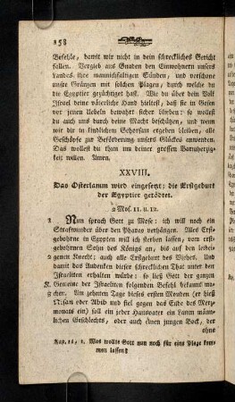 158-163, XXVIII. Das Osterlamm wird eingesetzt