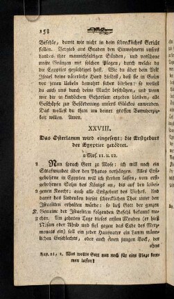 158-163, XXVIII. Das Osterlamm wird eingesetzt