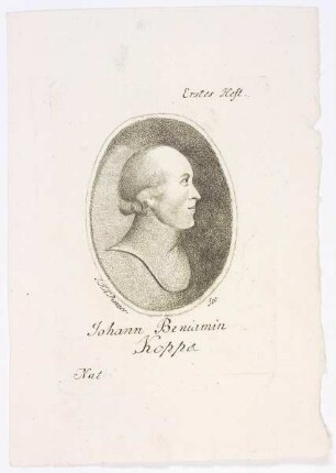 Bildnis des Johann Beniamin Koppe