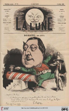 Troisième année N° 70 (6 Juillet 1867)