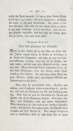Neuntes Kapitel. Von dem Studieren der Siamesen