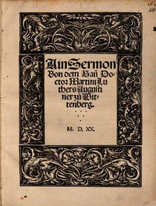 Ain Sermon von dem Bann