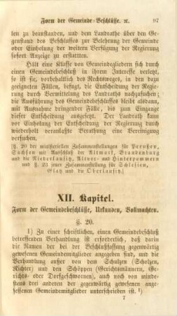 XII. Kapitel