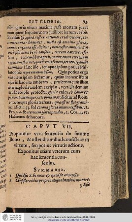 Liber I. Caput VII.