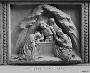Verkündigungsaltar : Szenen aus dem Leben Christi und Mariens : Grablege