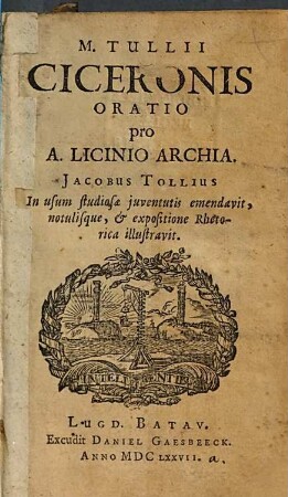 Oratio pro A. Licinio Archia