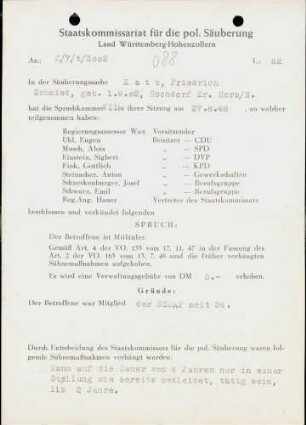 Katz, Friedrich