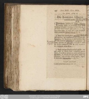 Tit. XXIX. (VIII. 8.) De homine libero exhibendo.
