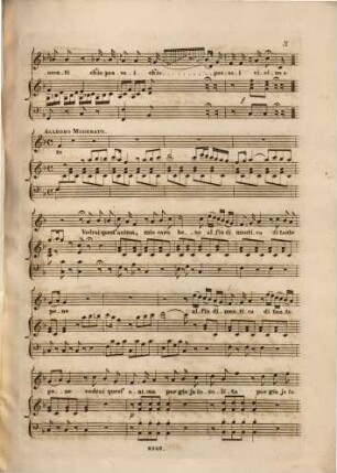 Ah che forse : the favorite cavatina sung by Madame Pasta with an accompaniment for the piano forte