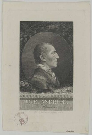 Bildnis des I. G. R. Andreae