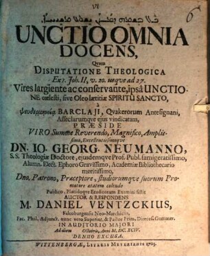 Unctio omnia docens