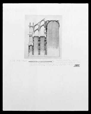 Paris, Saint-Eustache, Querschnitt