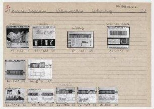 Tafeln: Zusatzprogramm Wohnungsbau Lichtenberg. Berlin, Lichtenberg, Frankfurter Allee/Josef-Orlopp-Straße/Magdalenenstraße