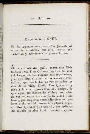 Capitulo LXXIII.